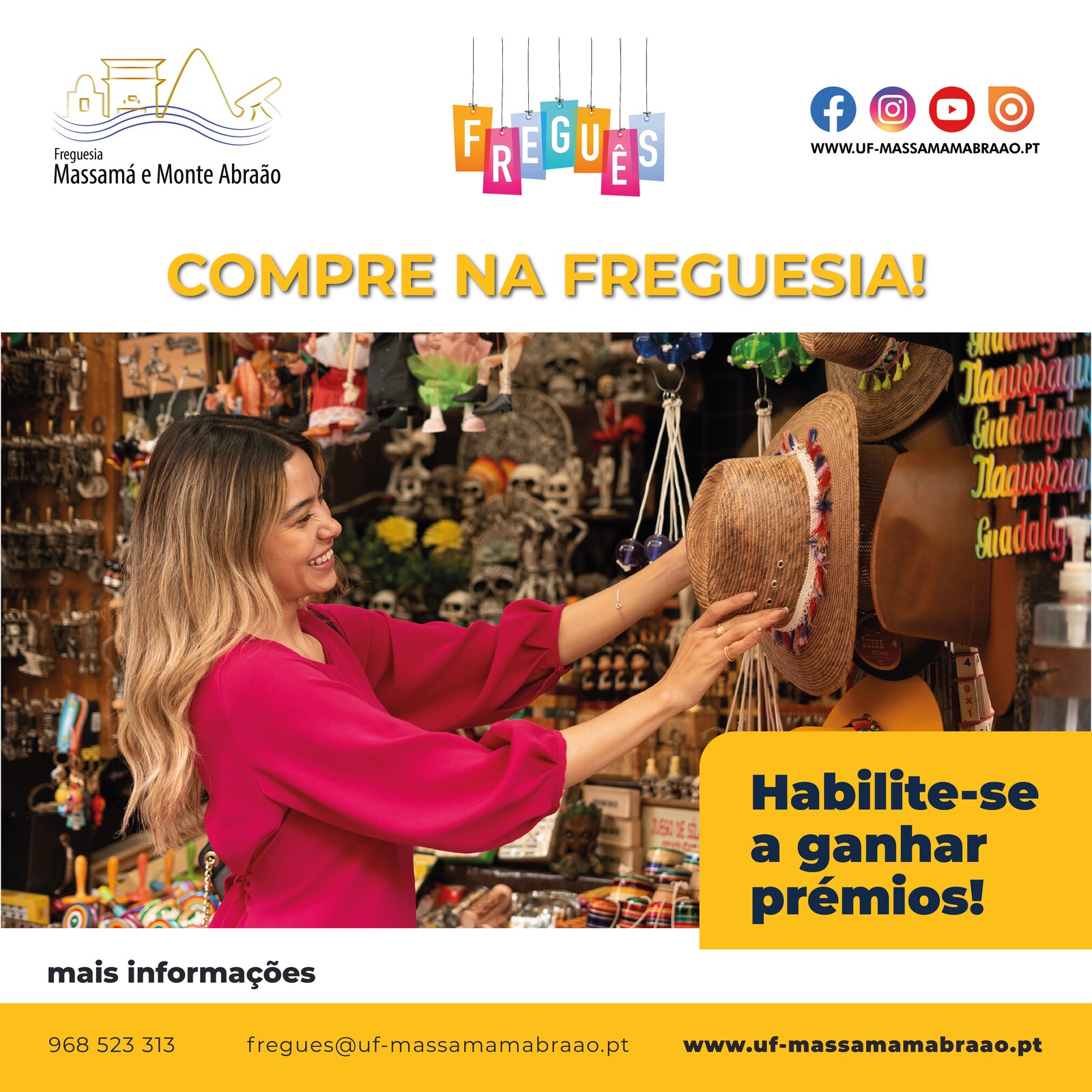 Compre na Freguesia! | Habilite-se a ganhar prémios!