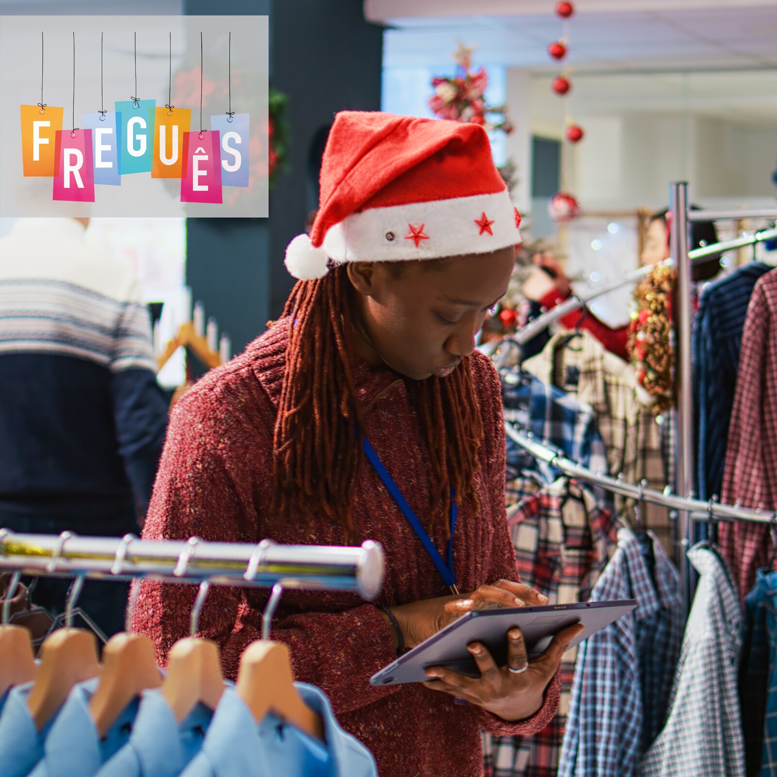 Vista-se com espirito natalício