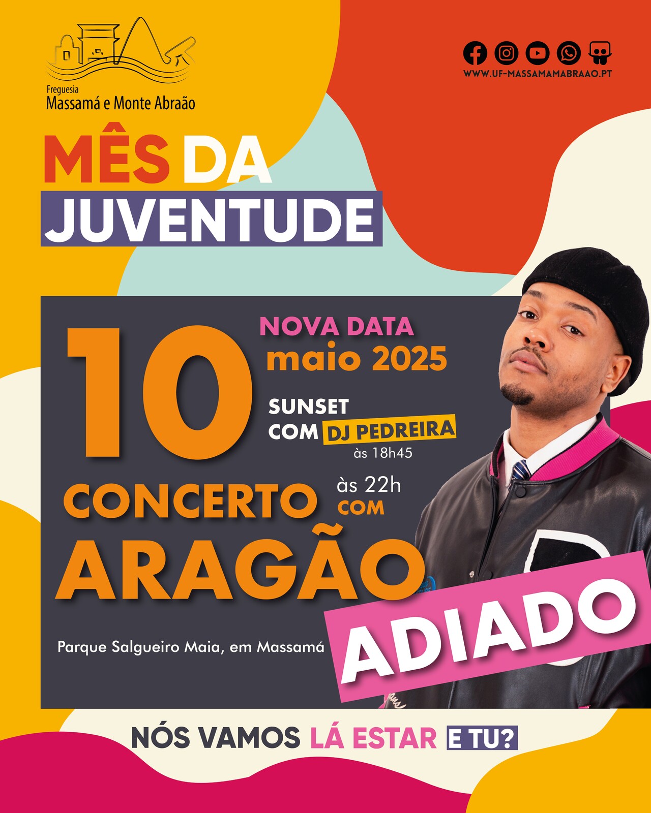 ADIADO Sunset e Concerto com Aragão para maio 2025