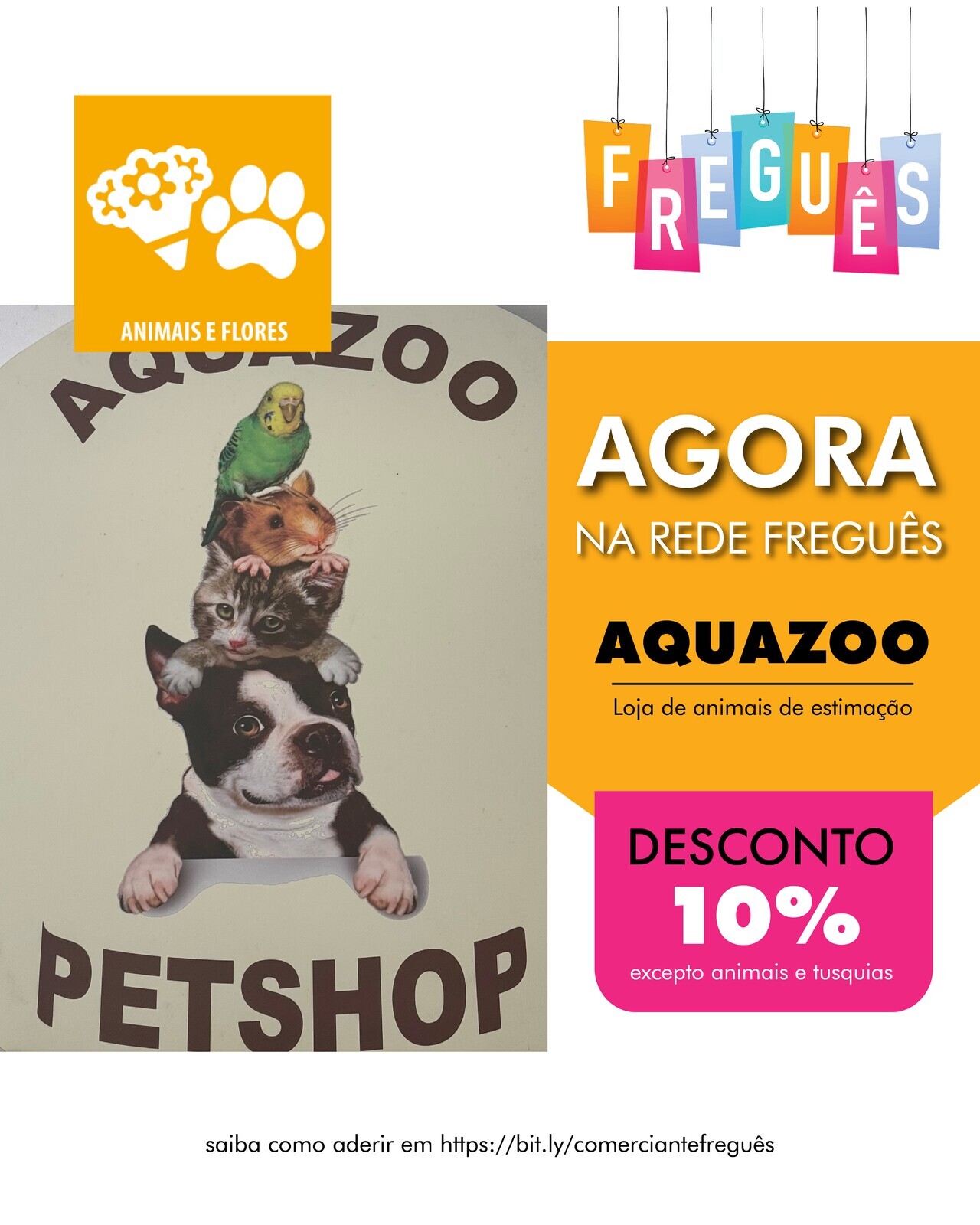 Bem-vinda à Rede Freguês Aquazoo