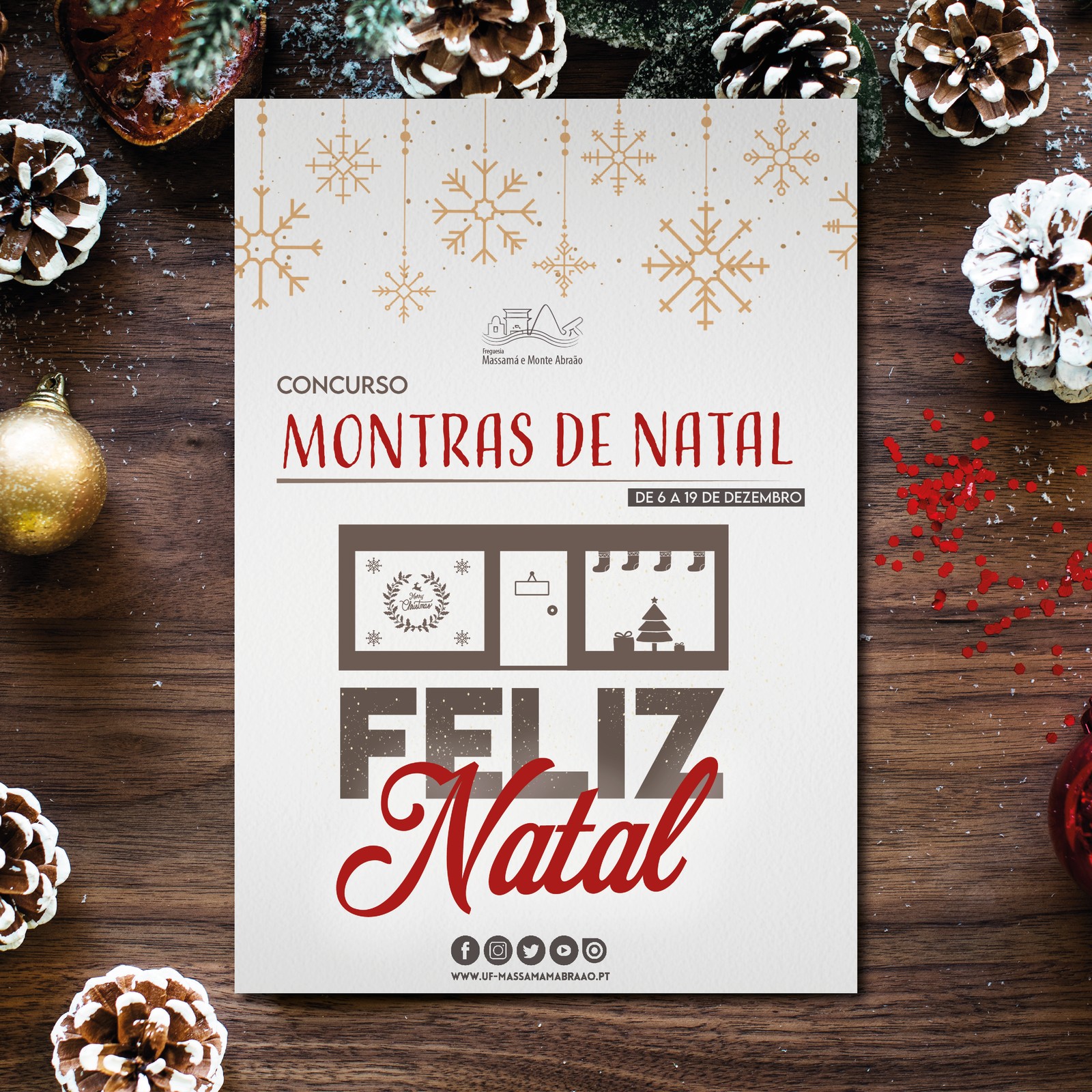 Dinamização do comércio local | Concurso de Montras de Natal